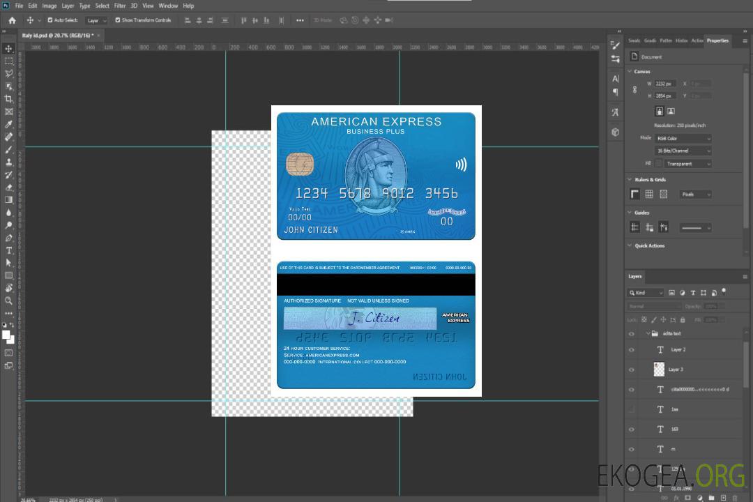 Carte Amex Blue Business Plus de la banque des citoyens des États-Unis template